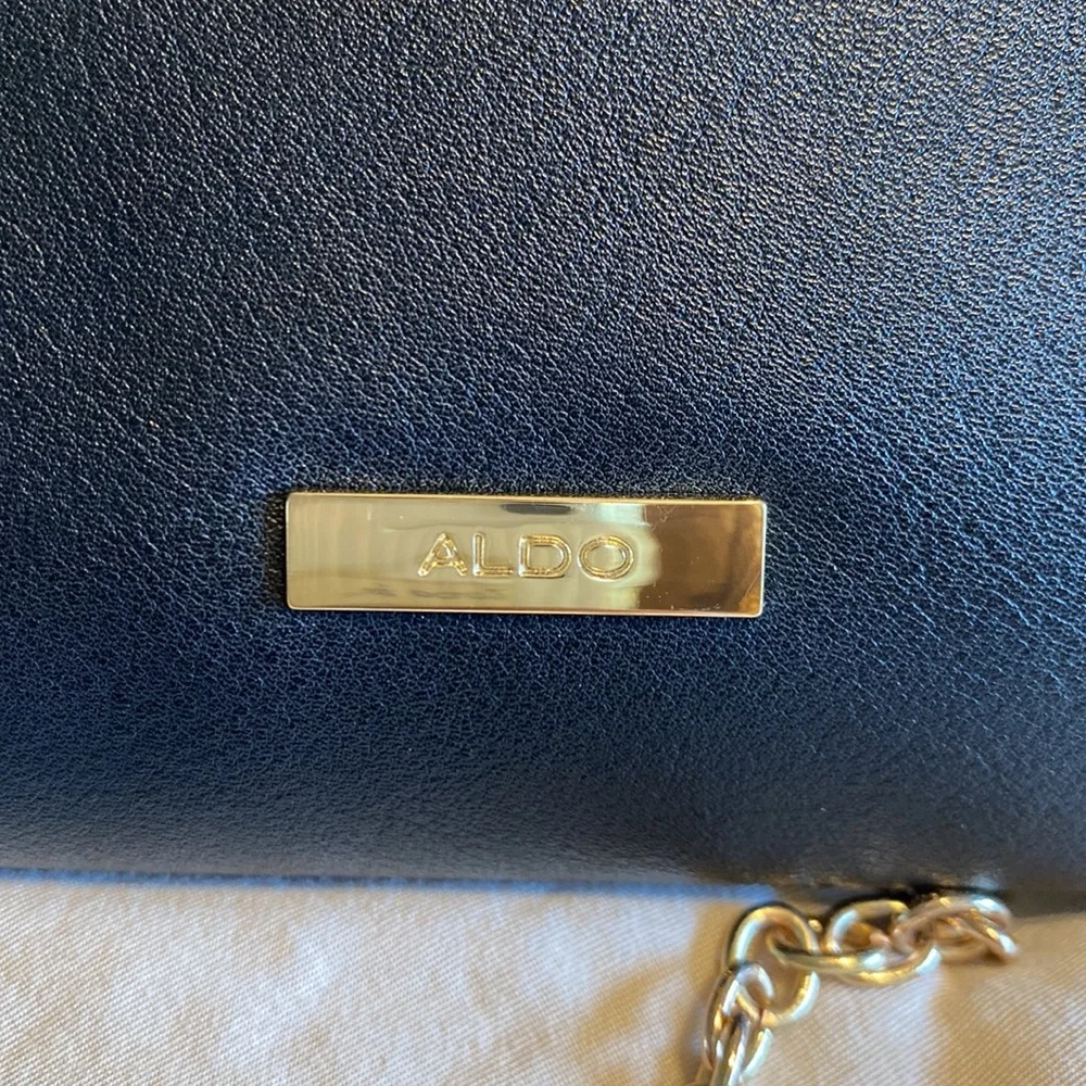 Aldo black and gold New hand bag - Picture 5 of 5